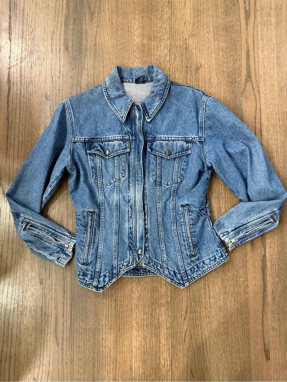 Vintage Harley Davidson Jean Jacket-Size Medium